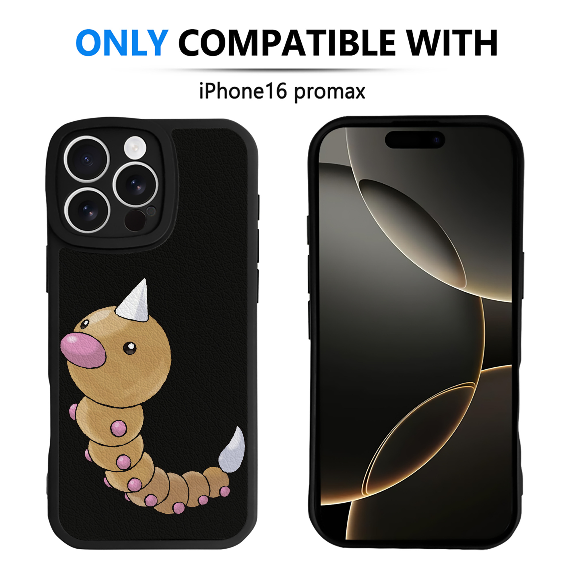 （画像用） ポケットモンスター Pokémon 【iPhone 16シリーズ対応】シリコンスマホケース（レザー調） 材質：シリコン